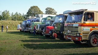 eurotransportTV  Oldtimer Auf der Straße statt im Museum Deutschlandfahrt2020 [upl. by Allegra]