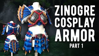 LED Zinogre Armor Part 1  Monster Hunter [upl. by Vivie]