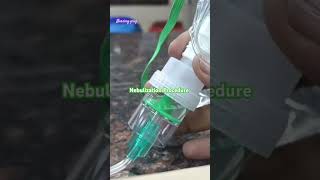 nebulization procedure in children [upl. by Aramoiz]