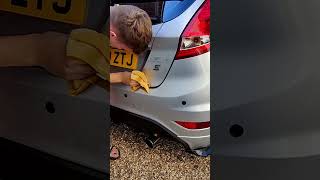 Debadging My Ford Fiesta  Part 2 shorts fordfiesta debadging [upl. by Hoban]