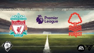 Liverpool x Nottingham Forest  4 rodada Premier League 2425  EA FC [upl. by Robaina]