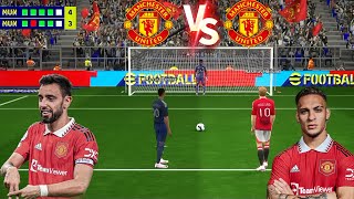 Efootball Penalty Manchester United FC Vs Manchester United FC efootball 2025 [upl. by Ertha]