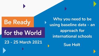 Why you need to be using baseline data – an approach for international schools [upl. by Alexina]