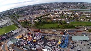 Barry Island Before And After With Hubsan 501s Drone [upl. by Sesmar]