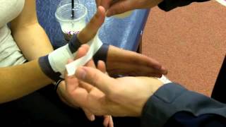 Thumb Hyperextension Taping [upl. by Htennek]