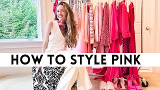 7 PINK OUTFITS amp What I Wore to BARBIE MOVIE  How to Style PINK over 40 [upl. by Anaela]