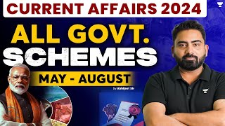 All Government Schemes Explained  Scheme Current Affairs  Current Affairs 2024  By Abhijeet Sir [upl. by Yslehc450]