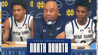 Micah Shrewsberry and Players Postgame Presser  N Dakota 11192024  Notre Dame Mens Basketball [upl. by Steady]