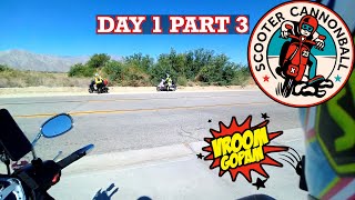 Scooter Cannonball 2023 GoPam Day 1 part 3 [upl. by Delfine]