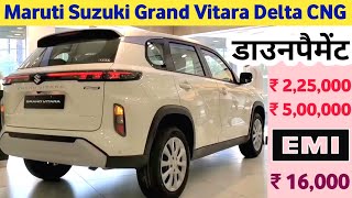 Maruti Suzuki Grand Vitara Delta CNG Price  2024 Maruti Grand Vitara Price  Best Suv car in CNG 🔥 [upl. by Weeks]