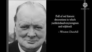 Winston Churchill once said meme [upl. by Seira]