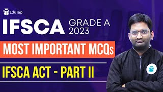 IFSCA Grade A Exam Preparation  Important MCQs of IFSCA Act  IFSCA Grade A Syllabus Ph 2  Part 2 [upl. by Enytnoel908]