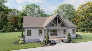 COTTAGE HOUSE PLAN 94000077 With INTERIOR [upl. by Eniamrahs705]