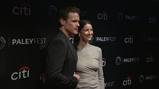 Caitríona Balfe and Sam Heughan celebrate 10th anniversary of Outlander [upl. by Reh]