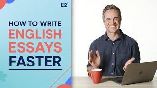 English Essay How To Write Essays FASTER [upl. by Tasiana]