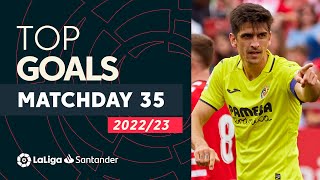 All Goals Matchday 35 LaLiga Santander 20222023 [upl. by Eiramave]