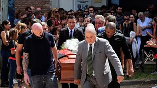 Funeral in Argentina for Premiership football player Emiliano Sala [upl. by Land]