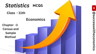 Statistics  Class 11th Eco MCQs Ch3 Census and Sample Methodsuccesswitheconomics [upl. by Toney119]