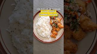 Ayam crispy sambal matah inspirasimasakan cooking youtubeshorts [upl. by Robinson]