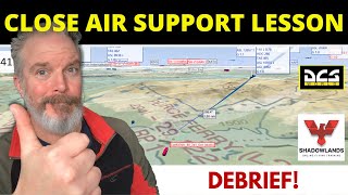 Fast Jet Sortie DCS Debrief Close Air Support [upl. by Ecela]