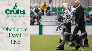 Obedience Day 1 LIVE  InterRegional Rally Competition  Crufts 2024 [upl. by Ocimad]