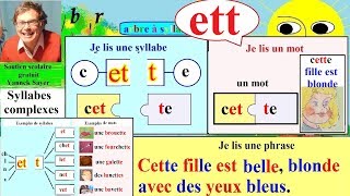 Apprentissage de la lecture Maternelle CP en Français  ett 70 [upl. by Amabel457]