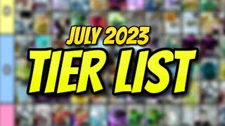 YBA NEW OFFICIAL YBA SKIN TRADING TIER LIST JULY 2023 [upl. by Rika]