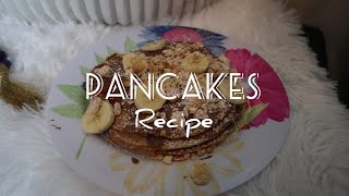 Εύκολα Pancakes με Μπανάνα Μπισκότο και Πραλίνα Φουντουκιού🥞🥰 [upl. by Hinman47]