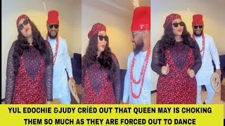 YUL EDOCHIE ampJUDY CRÍÉD OUT THAT QUEEN MAY IS CHOKING THEM SO MUCH AS THEY ARE FORCED OUT TO DANCE [upl. by Yekciv178]