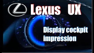 Lexus UX 250h Display impression [upl. by Naga]