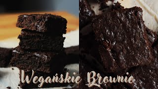 Przepis na wegańskie BROWNIE Mocno czekoladowe Brownie [upl. by Becker809]