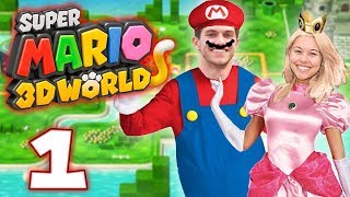 Lets Play Super Mario 3D World  Part 1  CAT MARIO [upl. by Supple]