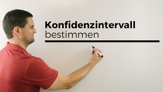 Konfidenzintervall bestimmen TEIL1 Schätzen  Mathe by Daniel Jung [upl. by Muncey]