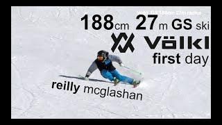 free SKI CARVING GS ski 27m first day  Reilly McGlashan [upl. by Poock552]