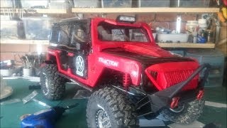 BUILD NEW CUSTOM JEEP TRACTION HOBBY CRAGSMAN RC 18 SCALE [upl. by Arahahs]