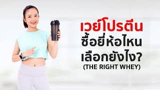 4 วิธี เลือกซื้อ เวย์โปรตีน เพื่อเพิ่มกล้ามเนื้อ amp ลดไขมัน [upl. by Bazar]