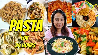 I only ate PASTA for 24 Hours  Food Challenge [upl. by Ihsir202]