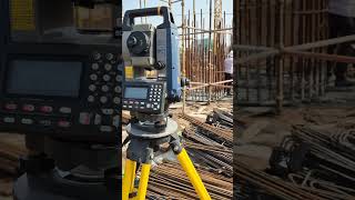 Total Station contructionwork constructionsite houseconstructionwork constructionwor [upl. by Wyn781]