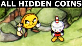 Cuphead  Where To Find All Hidden Coins In Overworld [upl. by Nishom]