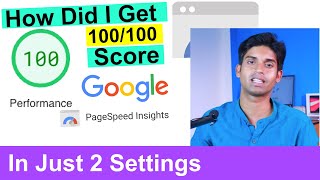 How Did I Get 100 Score In Google PageSpeed Insight In Just 2 Setting [upl. by Stephannie904]