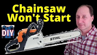 Stihl Chainsaw Wont Start  The Reason Why Surprised Me [upl. by Tem68]