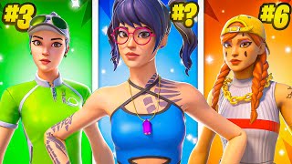 Les 20 SKINS les PLUS TRYHARD à 800 VBUCKS sur Fortnite [upl. by Ytsirk]