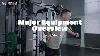 FiveinOne Home Gym Solution  MAJOR FITNESS Spirit B52 Smith Machine [upl. by Enined]