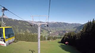 Switzerland  Gondola  Gstaad to Wispile [upl. by Billat25]