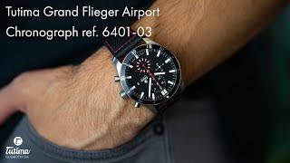 Tutima Grand Flieger Airport Chronograph ref 640103 [upl. by Arbma]