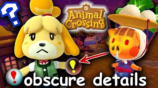 20 Minutes of Obscure Animal Crossing Details You Probably Missed [upl. by Necyla]