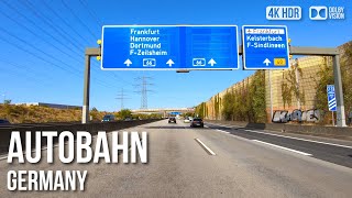 Scenic Drive Autobahn A3 No Speed Limit  🇩🇪 Germany 4K HDR Driving Tour [upl. by Stefa782]