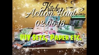 Action HAUL 020618  DIY Sets Stanzblöcke etc [upl. by Nordgren]