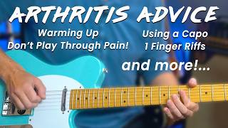 Arthritis Advice  EASY changes to help you keep playing guitar [upl. by Cheslie]