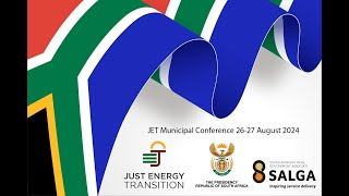 President Ramaphosa addresses the opening of the Municipal Just Energy Transition JET Conference [upl. by Norrehc]